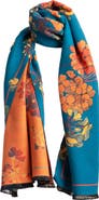 SAACHI Floral Reversible Scarf