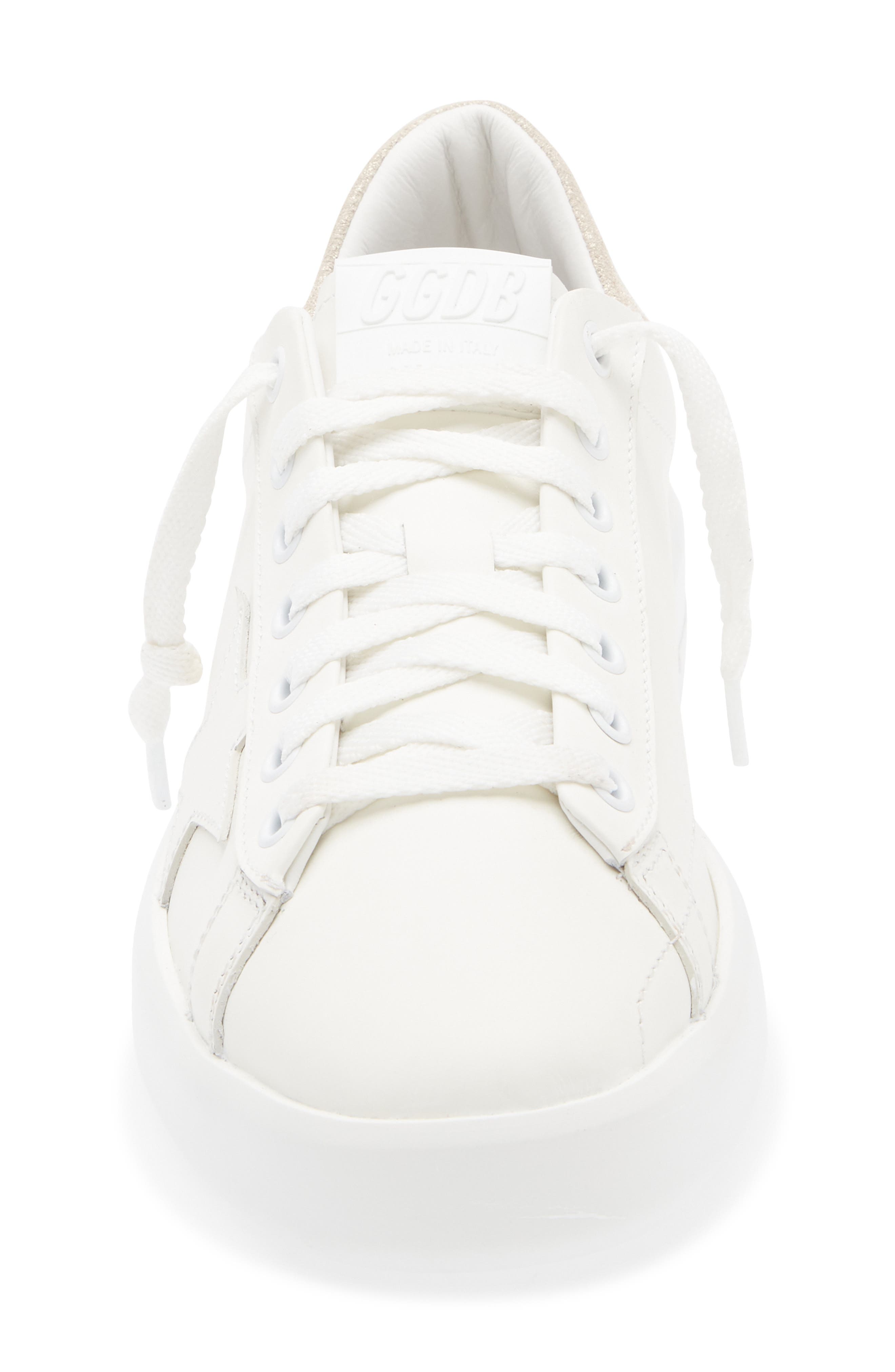 Golden Goose Purestar Low Top Sneaker, Alternate, color, White/ Platinum