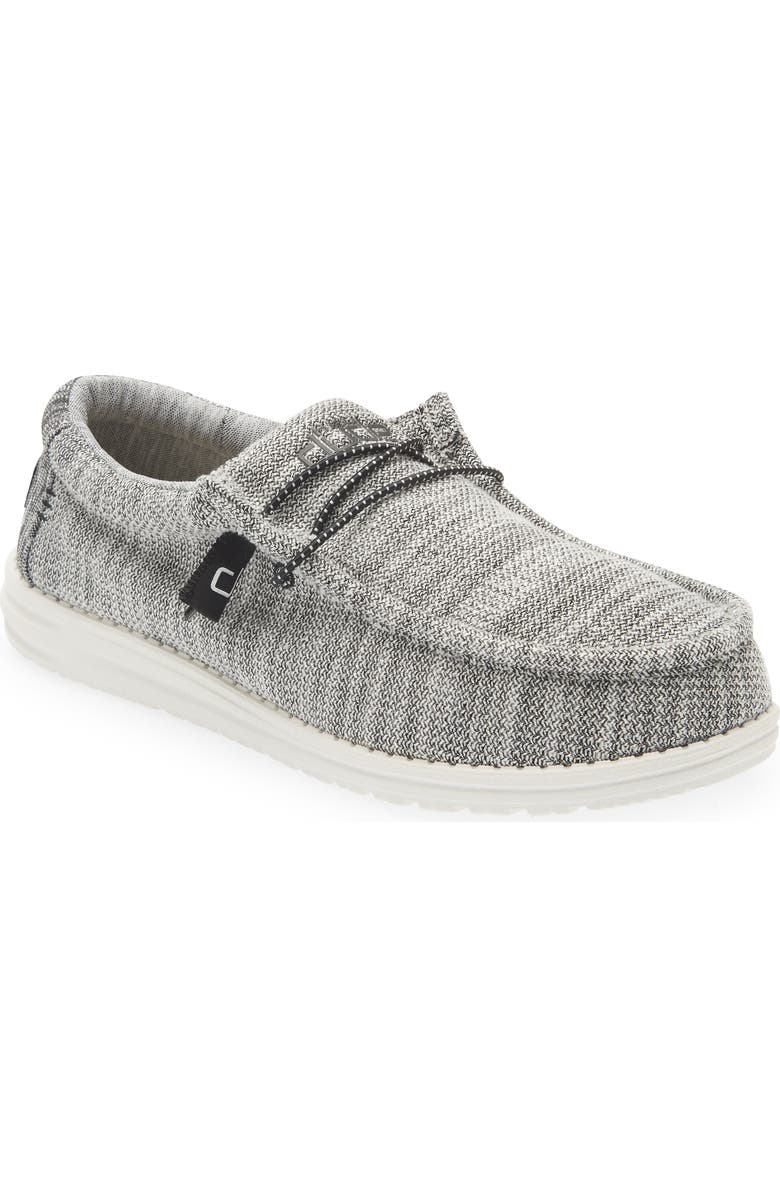 Hey Dude Wally Stretch Boat Shoe, Main, color, Yin And Yang