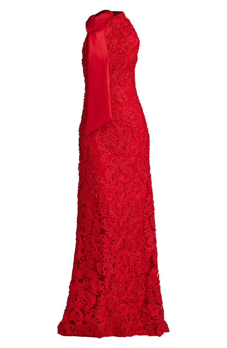 Tadashi Shoji Ribbon Bow Sleeveless Gown, Alternate, color, 