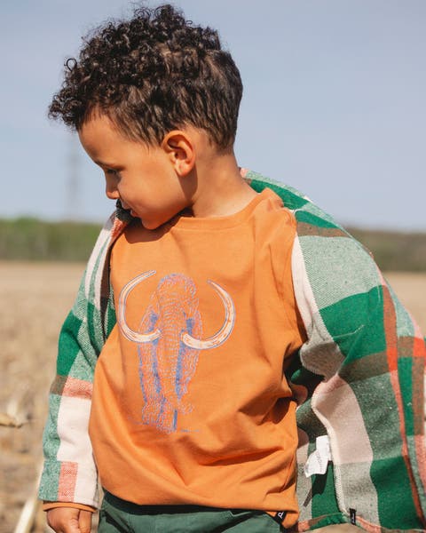 Boy Organic Cotton Long Sleeve T-Shirt (Toddler & Little Kid)