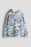 H&M Brushed-inside Printed Hoodie