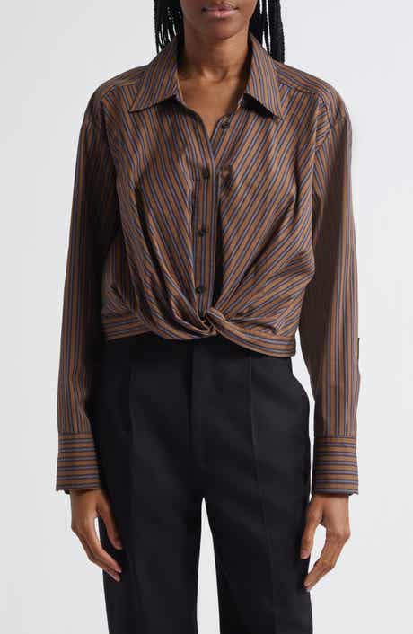 A.L.C. Leo Front Twist Shirt
