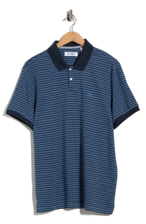 Mini Cotton Jacquard Polo