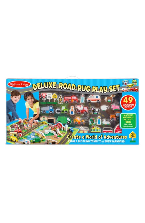 Melissa & Doug Road Rug Playset in Green 