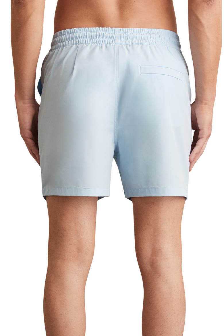 Cliff Water Resistant Swim Trunks, Alternate, color, SOFT BLUE