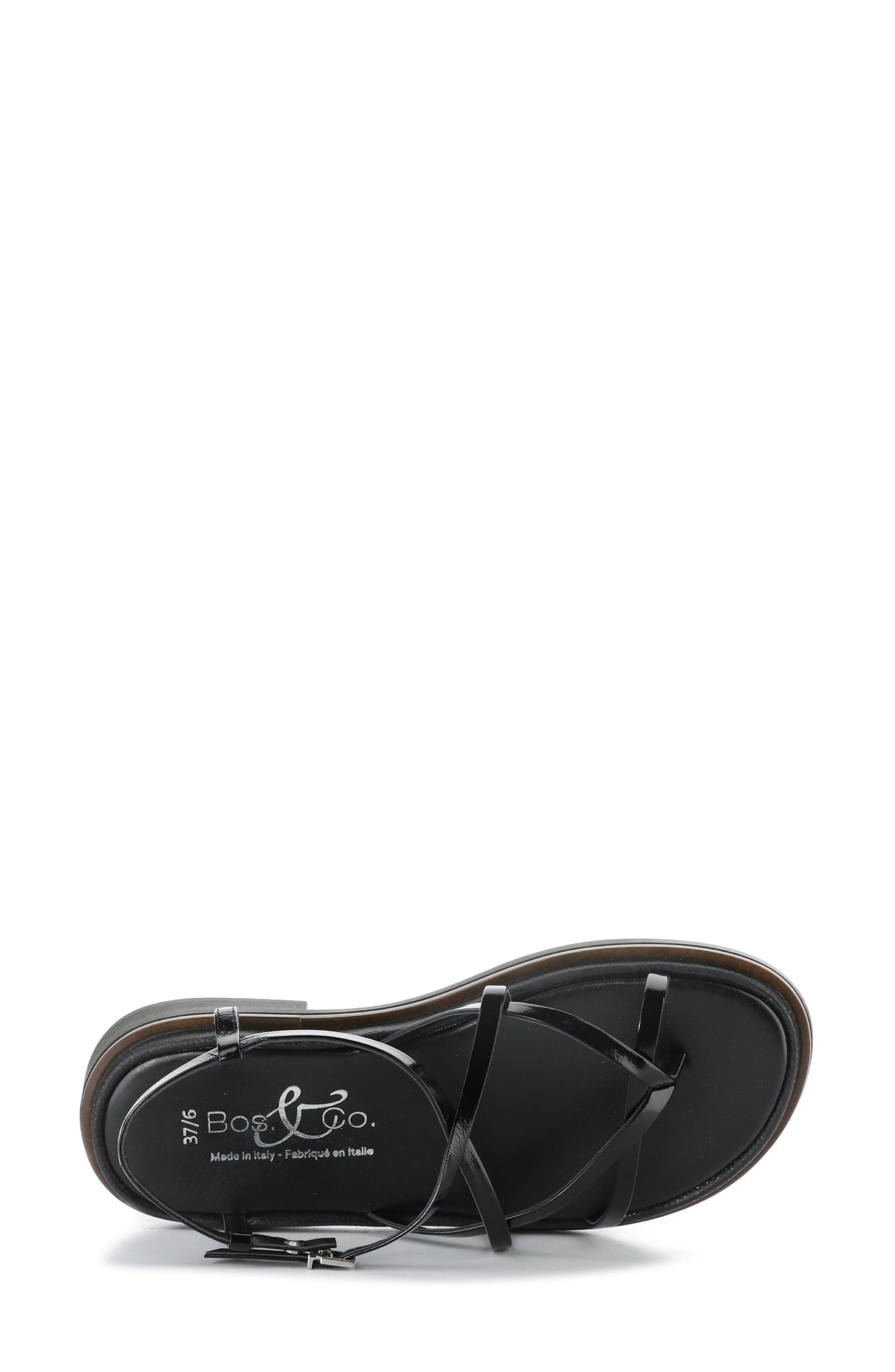 Bos. & Co. Cassia Ankle Strap Platform Sandal, Alternate, color, 