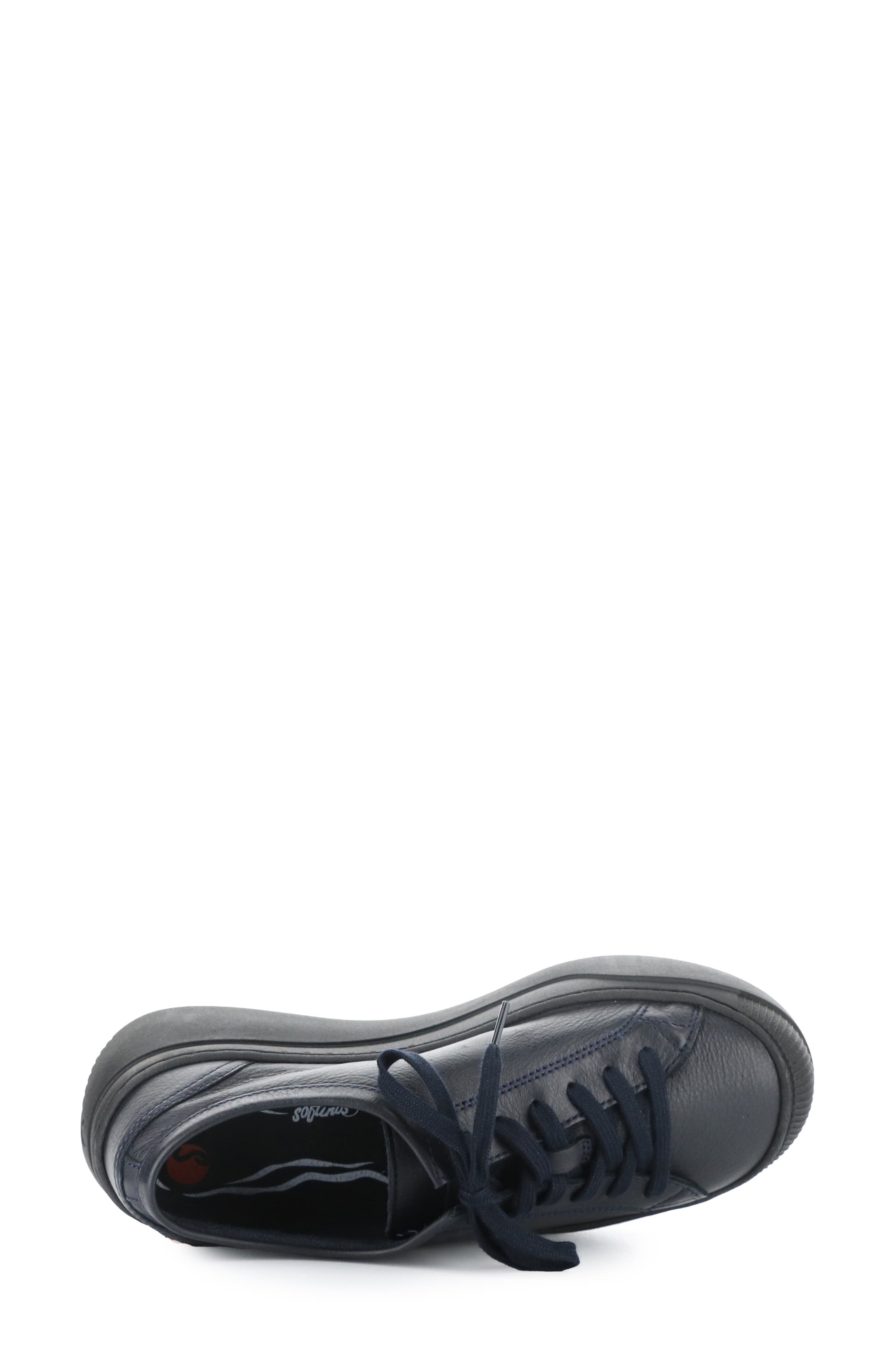 Softinos by Fly London Apur Platform Sneaker, Alternate, color, Navy Smooth Leather