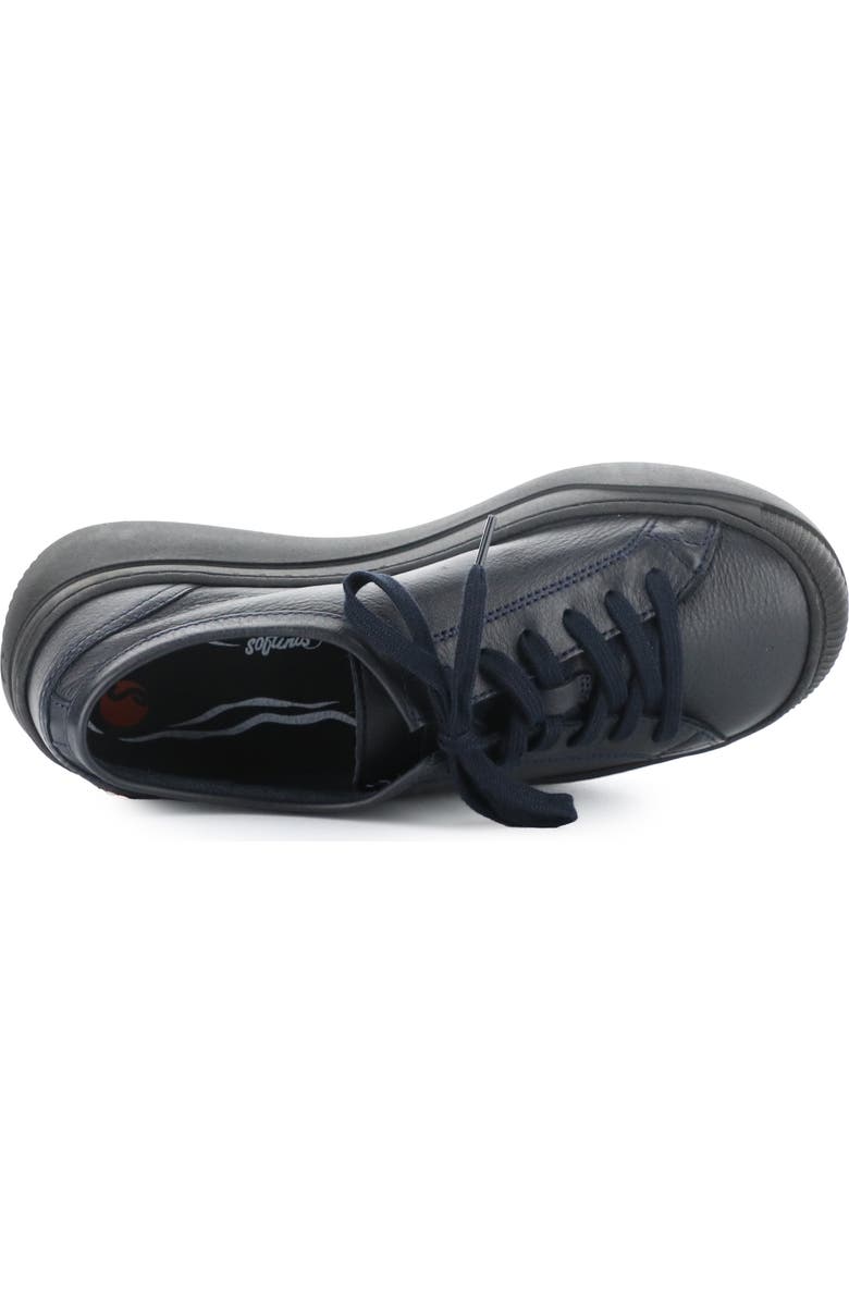 Softinos by Fly London Apur Platform Sneaker, Alternate, color, Navy Smooth Leather