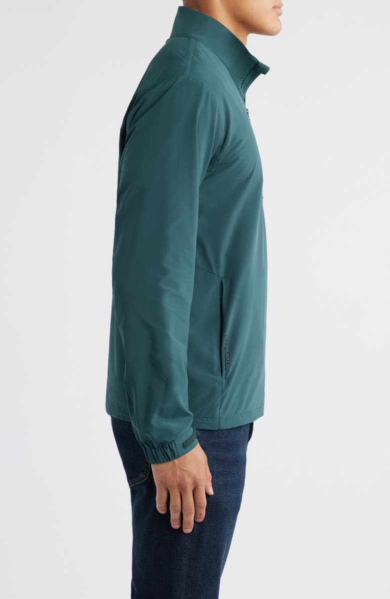 Peter Millar Dunes Water Resistant Half Zip Golf Pullover, Alternate, color, Nordic Pine