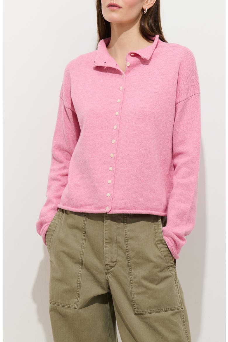Taylor Cotton & Cashmere Cardigan, Main, color, BALLET PINK