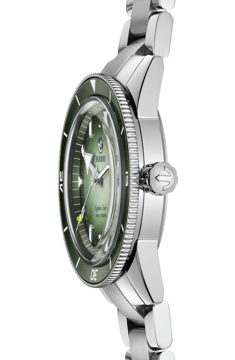 RADO Captain Cook x Cameron Norrie Bracelet Watch, 42mm, Alternate, color, 