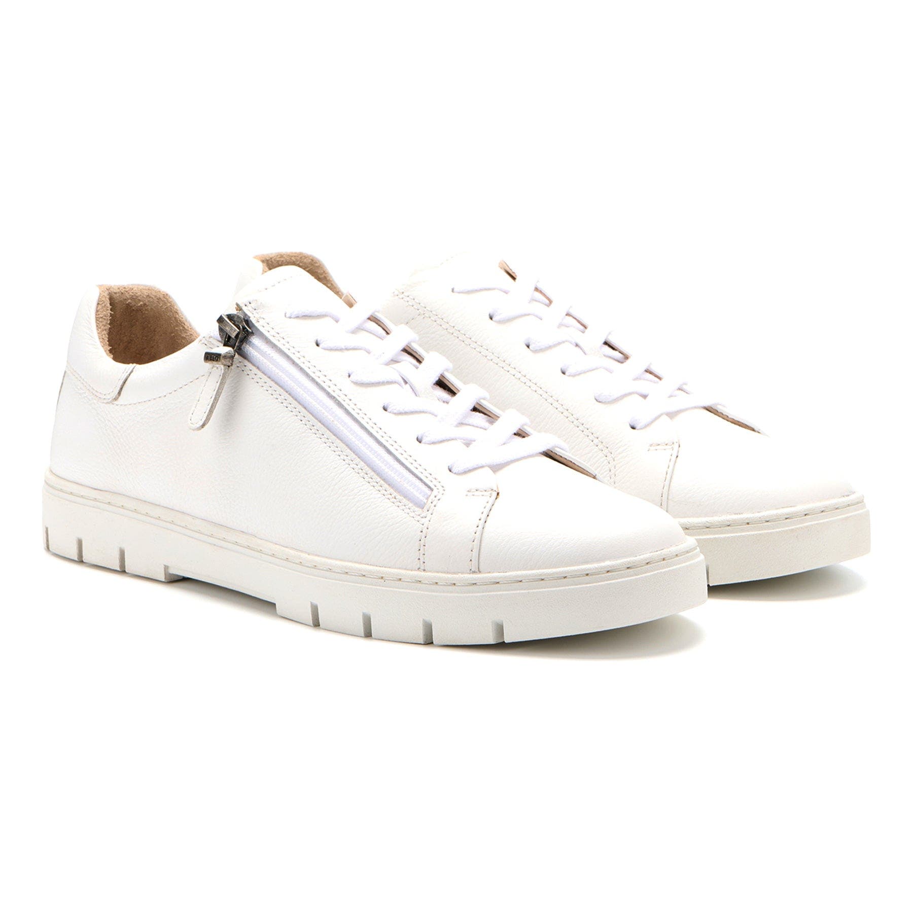 Roam LaceSneaker, Alternate, color, White Leather