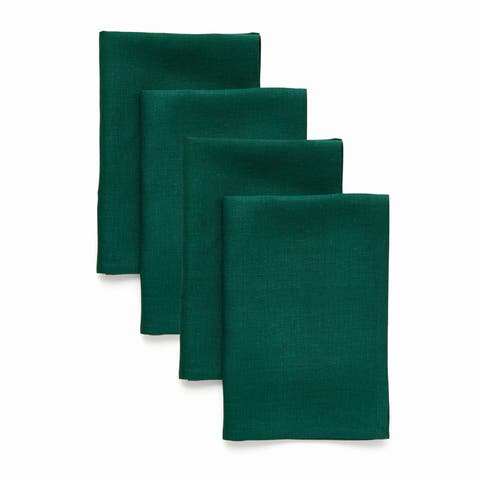 Linen Dinner Napkins Set of 4, 20 x 20" - Fete