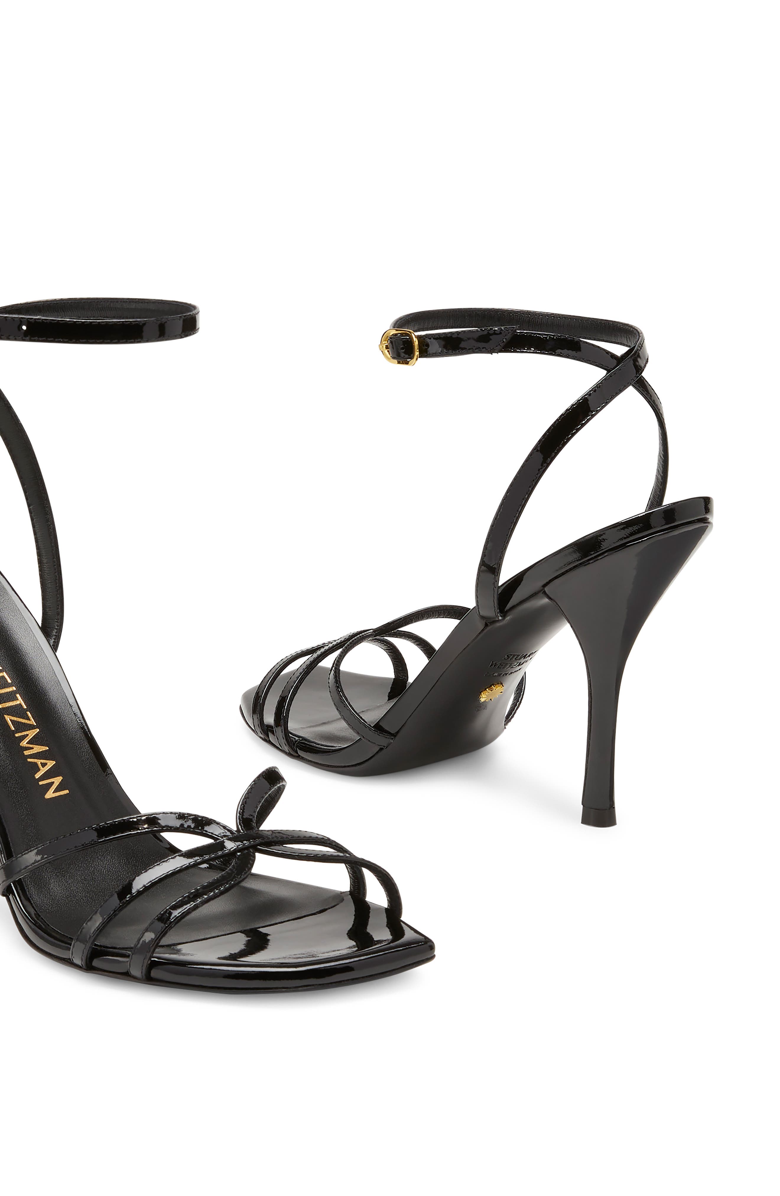 Stuart Weitzman Barelythere Ankle Strap Sandal, Alternate, color, 