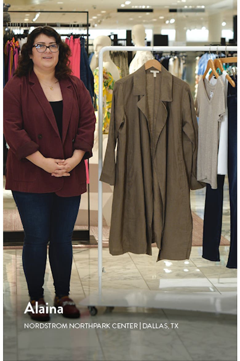 Organic Linen Trench Coat video