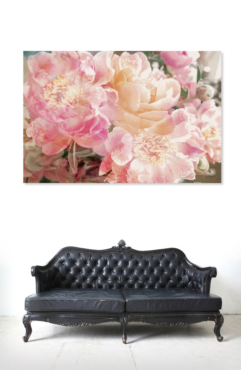 Oliver Gal Peonies Canvas Wall Art, Alternate, color, 
