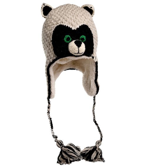 Hand Crochet Rockey Racoon Hat