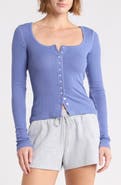 Free People End Game Pointelle Top