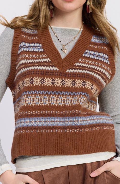Jacquie The Label Aspen Sweater Vest In Multi