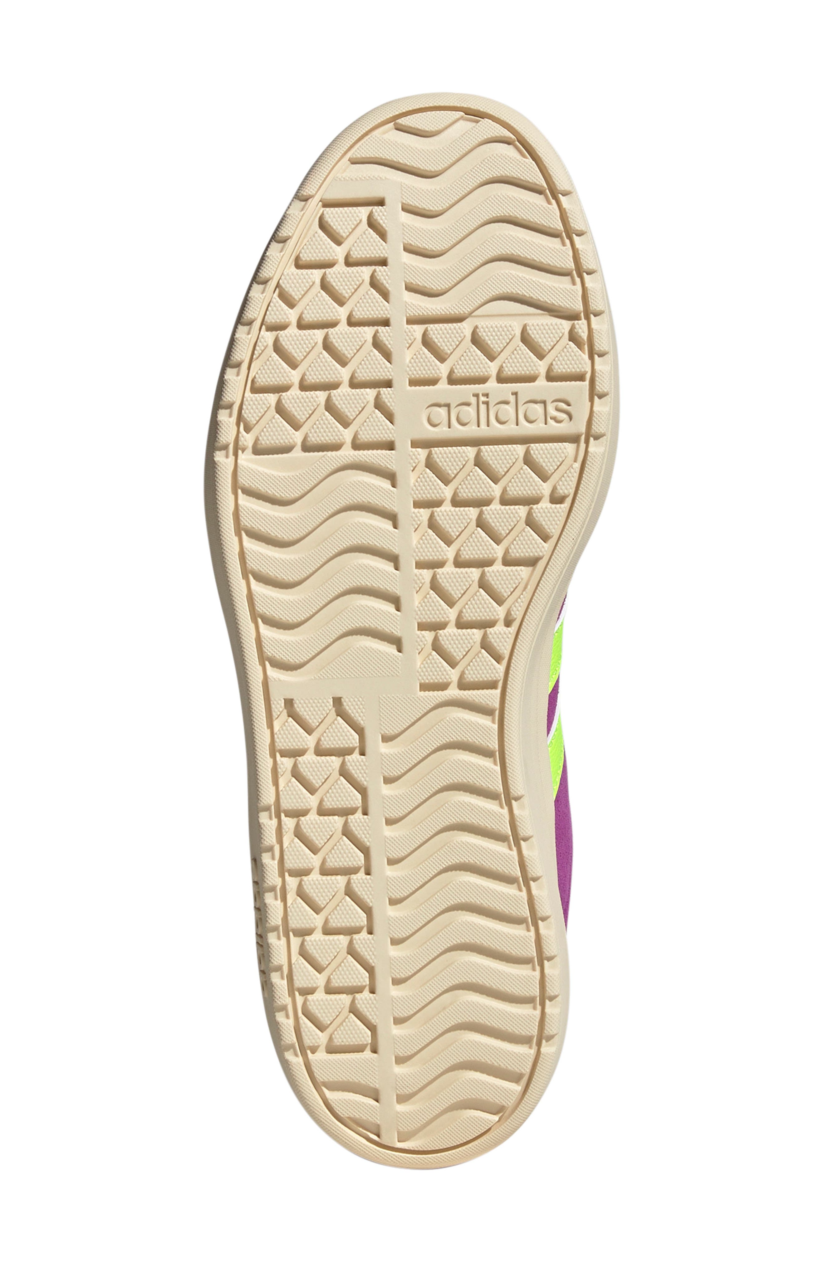 adidas VL Court Bold Platform Sneaker, Alternate, color, Flash Pink/ Lemon/ Silver Met.