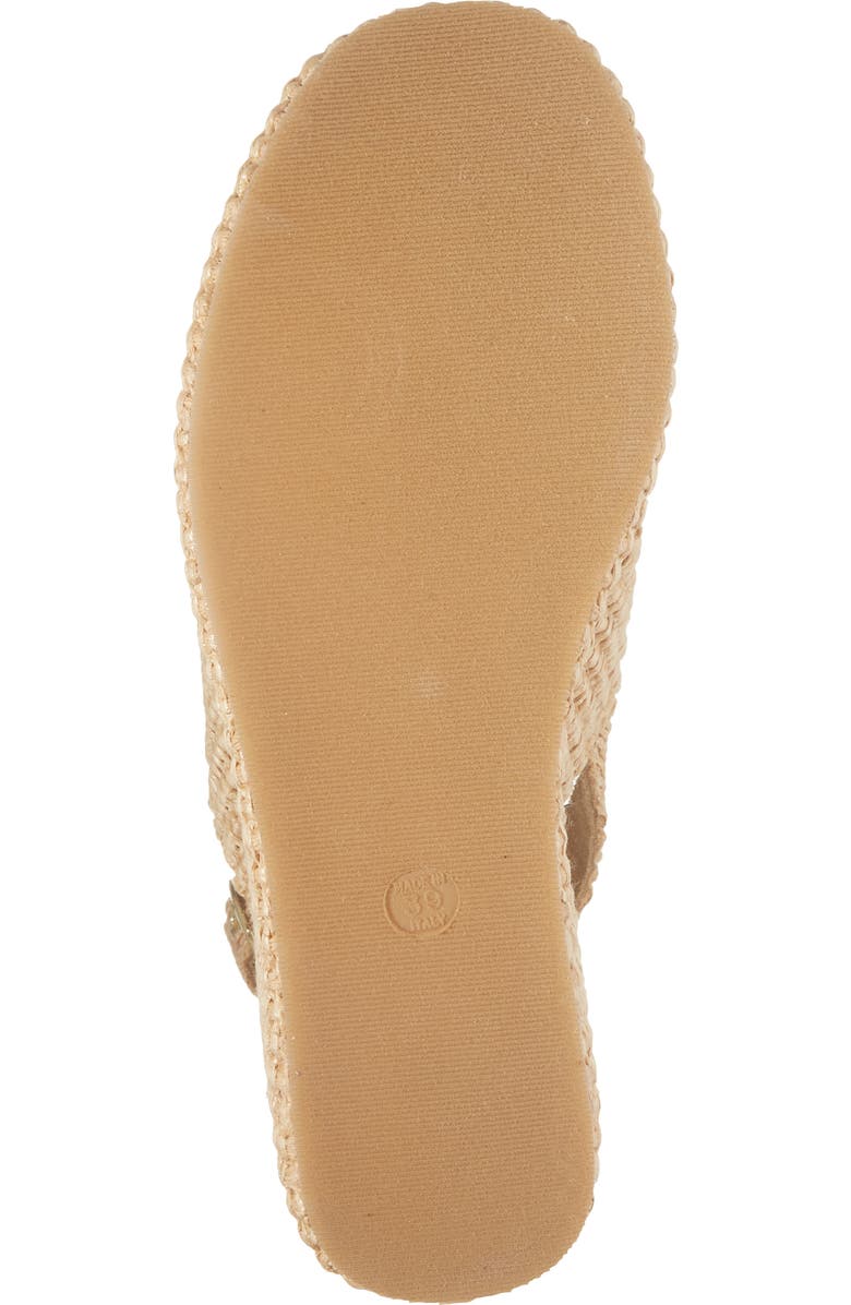 Chocolat Blu Jacen Slingback Wedge Platform Sandal, Alternate, color, Natural Raffia