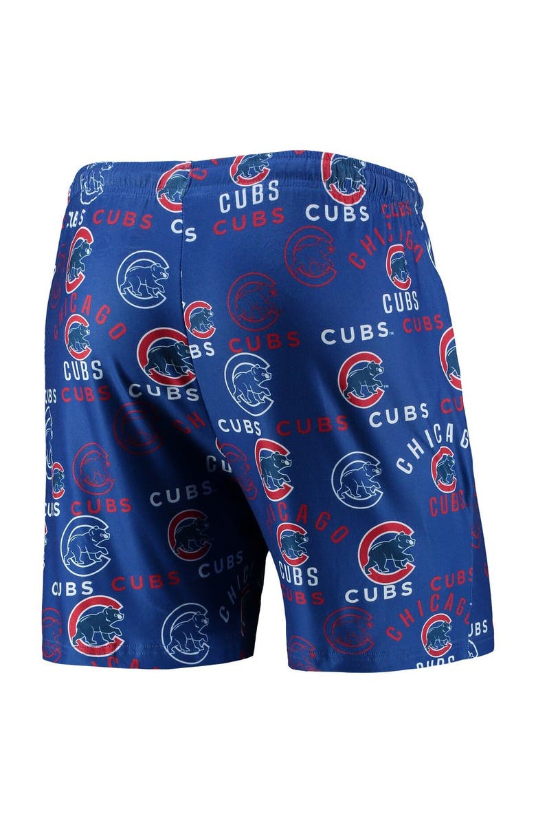 CONCEPTS SPORT Men's Concepts Sport Royal Chicago Cubs Flagship Allover Print Knit Jam Shorts, Alternate, color, 