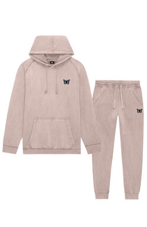 Dalix Butterfly Washed Sweatsuit