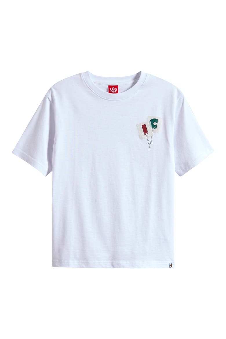 Kids' Lolli Cotton Graphic T-Shirt, Main, color, WHITE