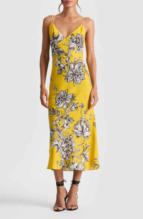 Alice + Olivia Kiro Floral Midi Dress
