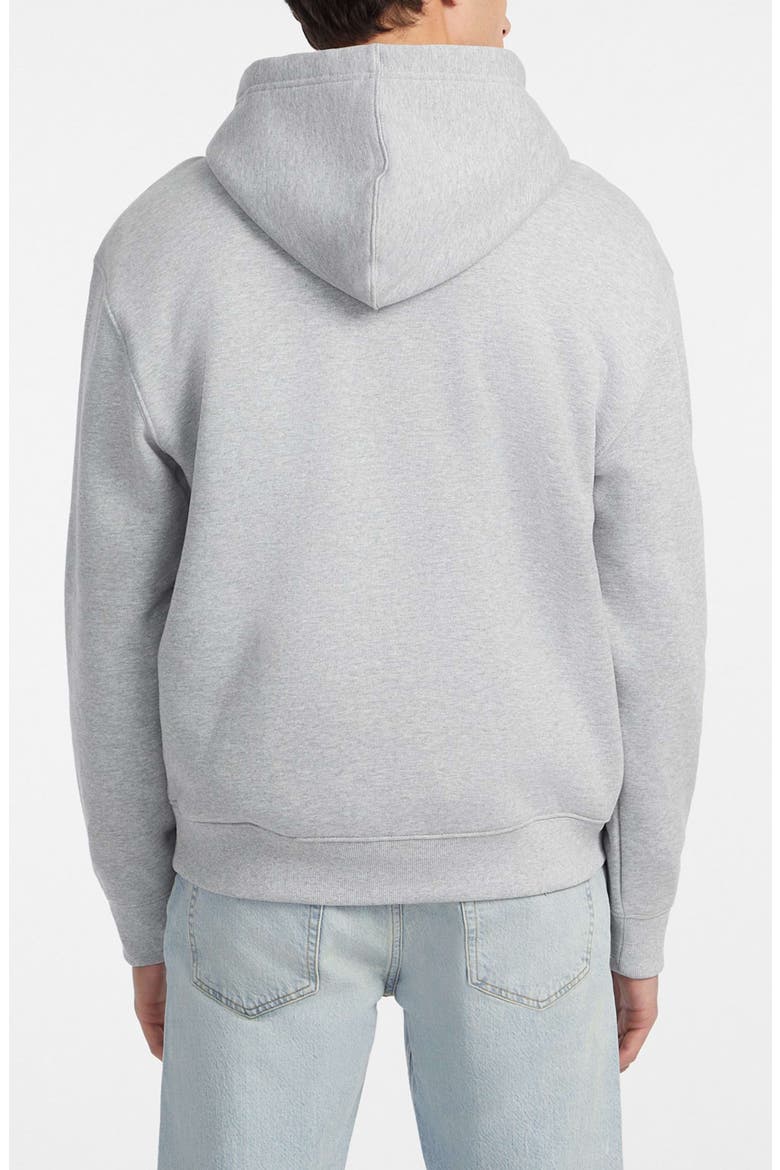 Embroidered Logo Graphic Hoodie, Alternate, color, GREY