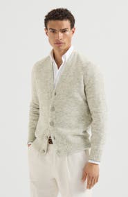 Brunello Cucinelli Alpaca, cashmere and wool cardigan