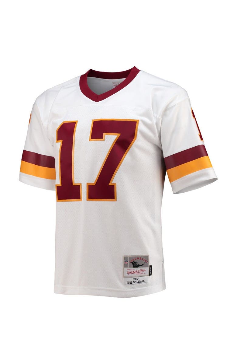 Mitchell & Ness Men's Mitchell & Ness Doug Williams White Washington Football Team Legacy Replica Jersey, Alternate, color, 
