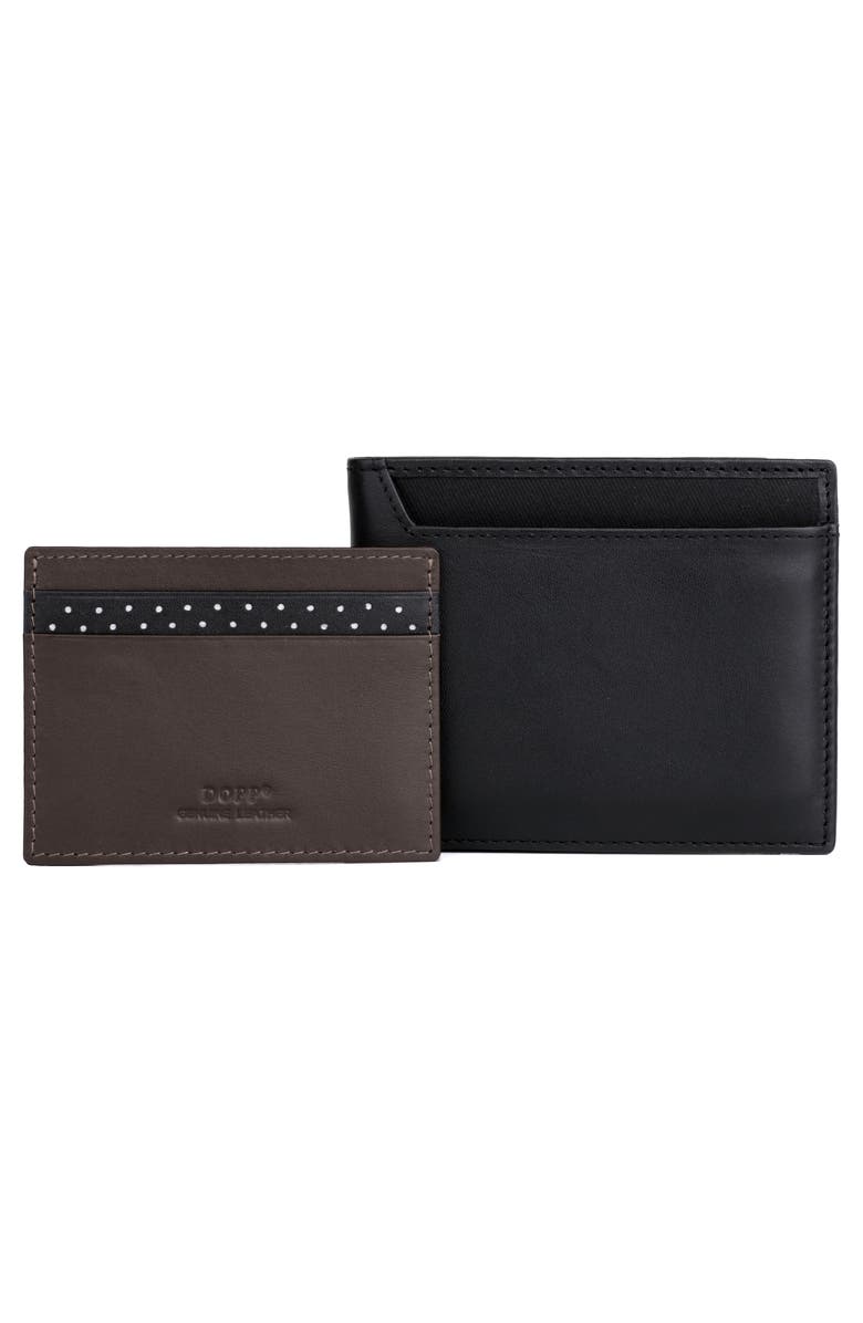 BUXTON RFID Convertible Thinfold Leather Wallet, Alternate, color, Black