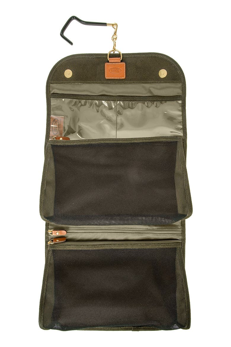 'Life' Trifold Hanging Travel Bag, Alternate, color, OLIVE