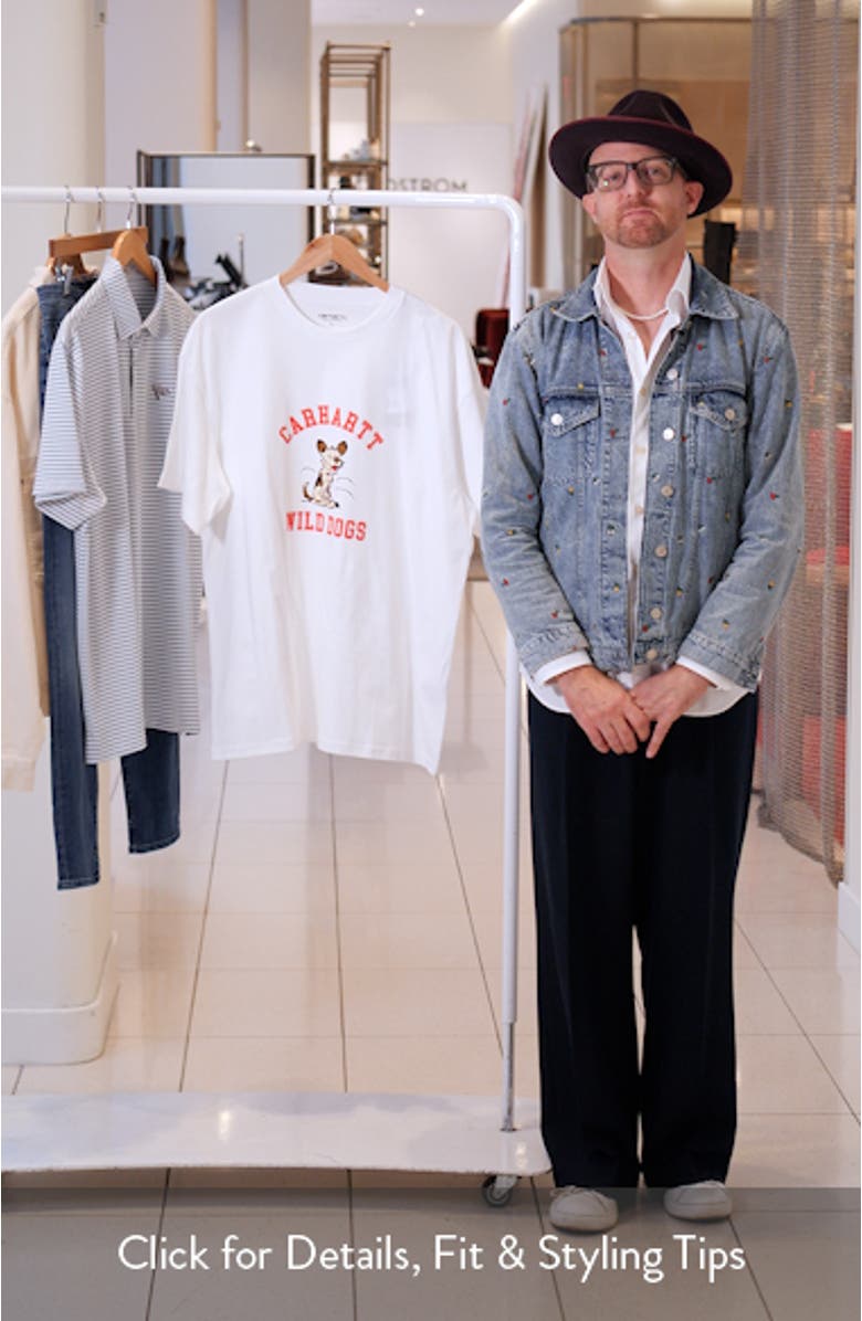 Wild Dog Cotton Graphic T-Shirt, sales video thumbnail