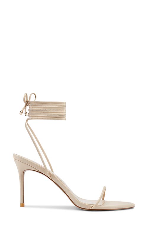 Femme La 3.0 Barely There Ankle Wrap Sandal In Neutral