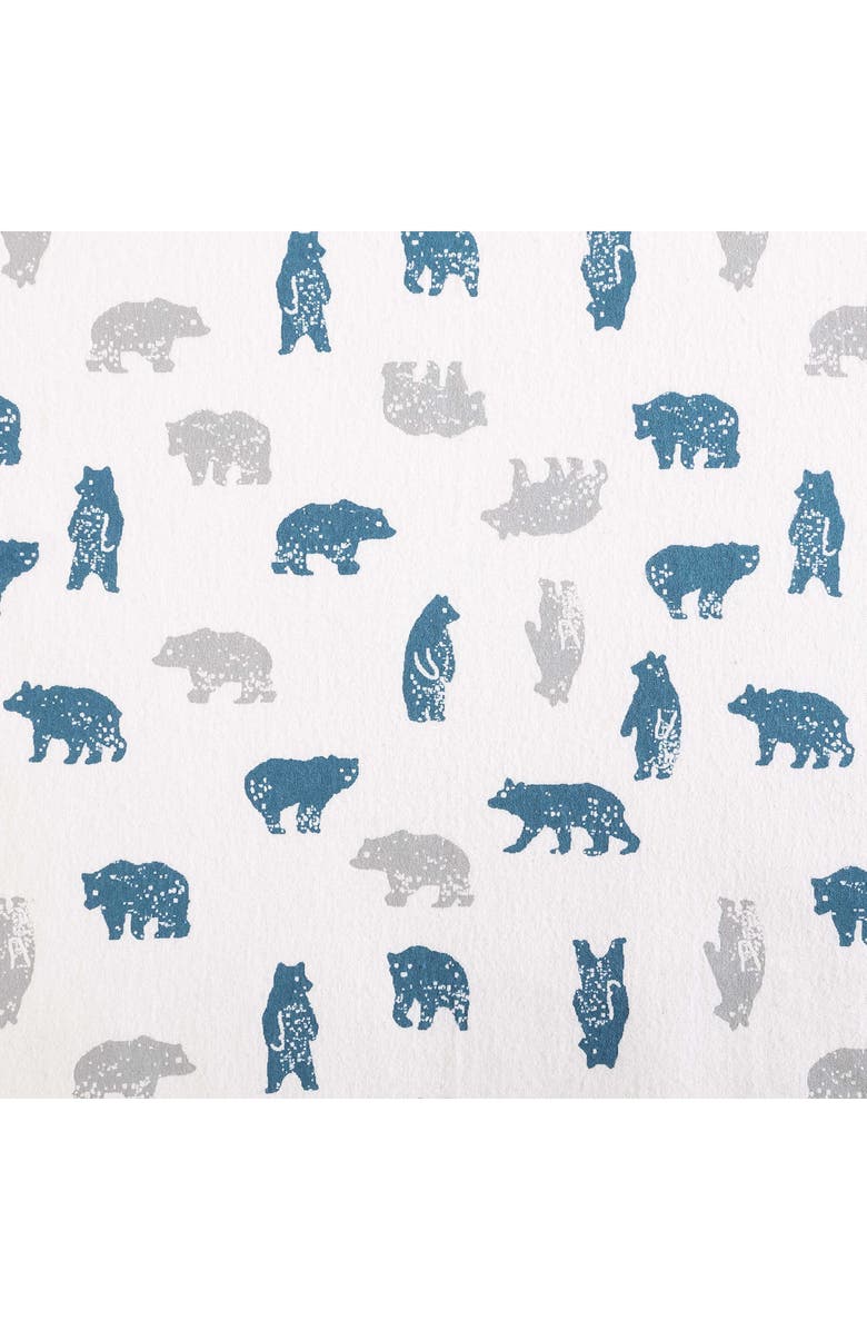 Eddie Bauer Bear Mountain Cotton Flannel Sheet Set, Alternate, color, Grey