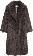 L'AGENCE Lizbeth Faux Fur Longline Jacket