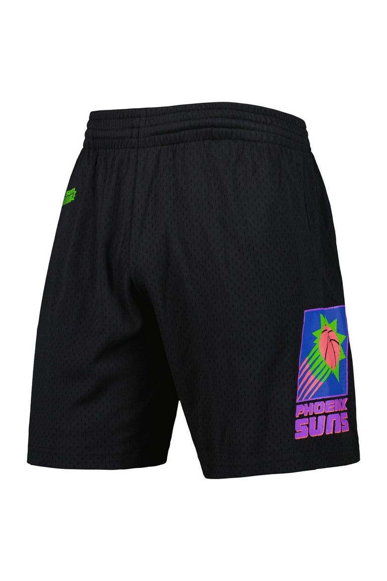 Men's Mitchell & Ness Black Phoenix Suns Hardwood Classics Color Bomb Energy Shorts, Alternate, color, Black