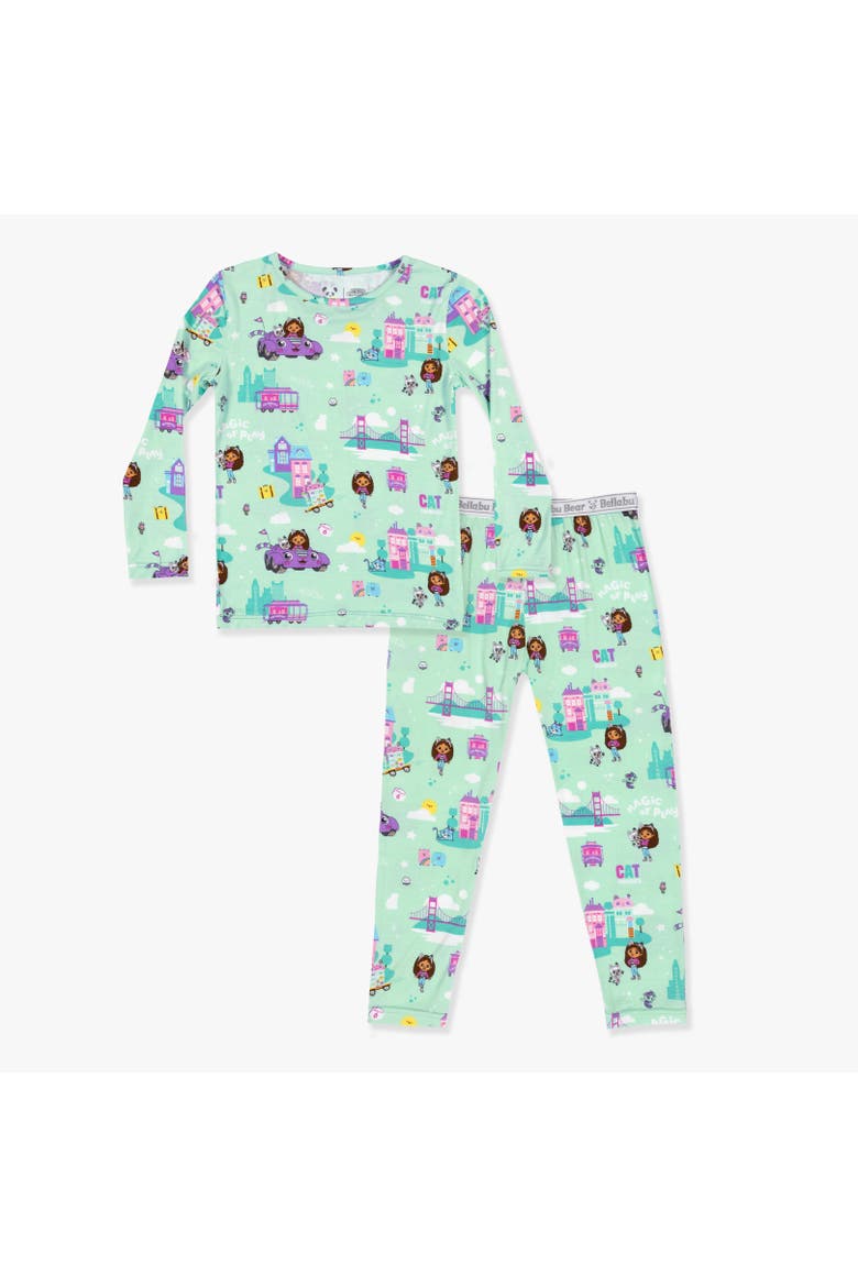 Kids' Gabby's Dollhouse Cat Francisco Set of 2 Piece Pajamas, Main, color, Gabby's Cat Francisco