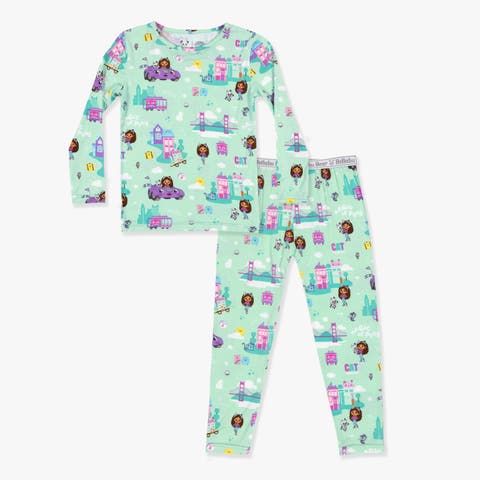 Kids' Gabby's Dollhouse Cat Francisco Set of 2 Piece Pajamas