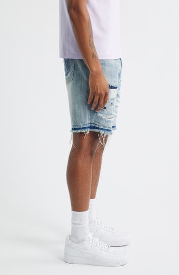 BB Cadet Distressed Cutoff Denim Shorts