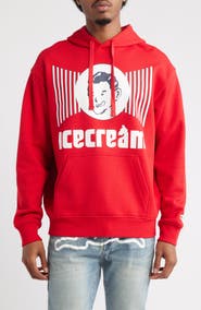 ICECREAM Coneman Cotton Graphic Hoodie