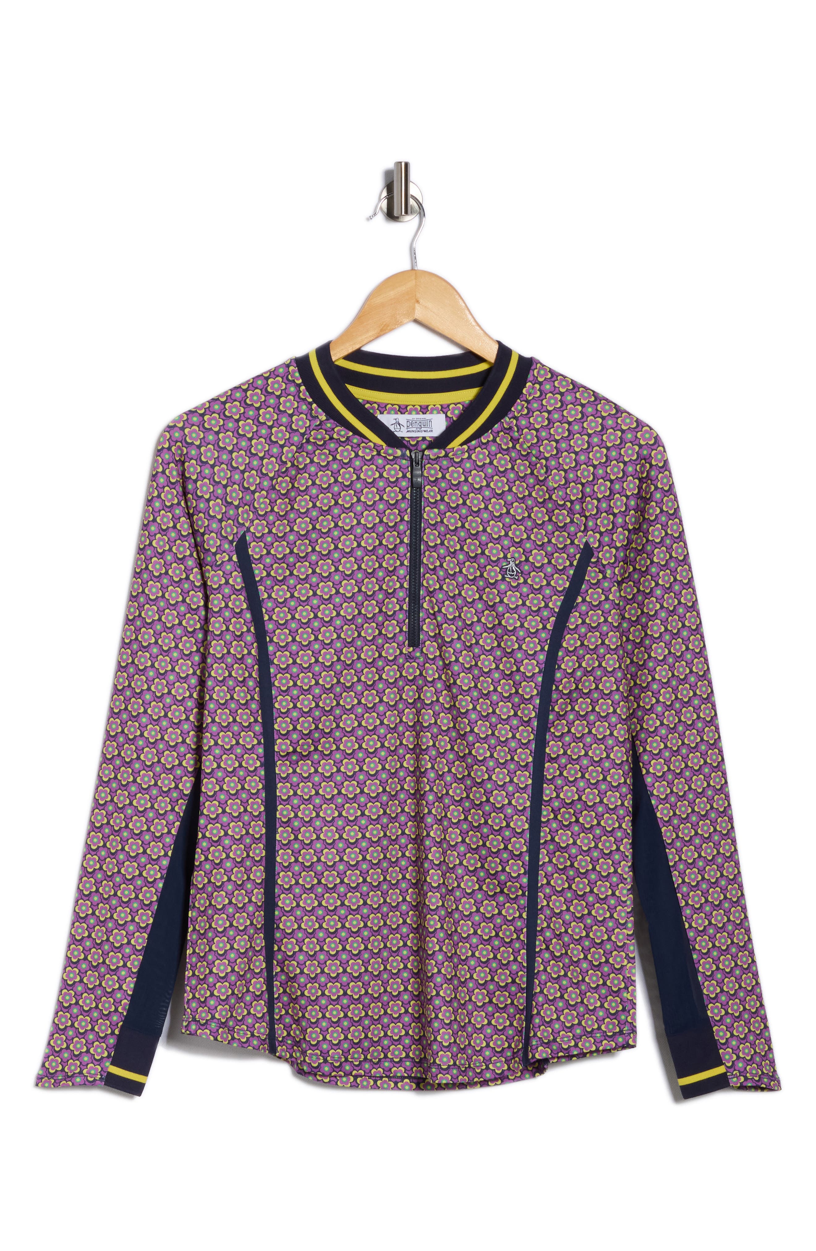 ORIGINAL PENGUIN GOLF Sun Protection Quarter Zip Sweatshirt