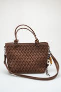 Prologue Shoes Cienna Woven Top Handle Bag