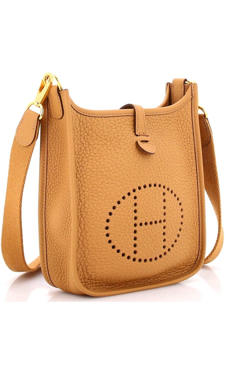 Pre-Owned Hermes Evelyne Bag Gen III Clemence TPM, Alternate, color, Biscuit