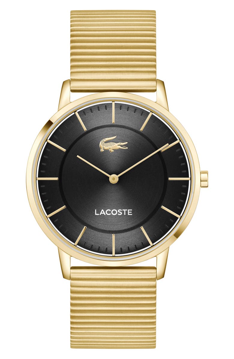 Lacoste Crocorigin Bracelet Watch, 40mm, Main, color, Gold