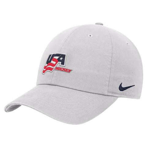 Men's Nike White US Hockey Club Dri-FIT Adjustable Hat