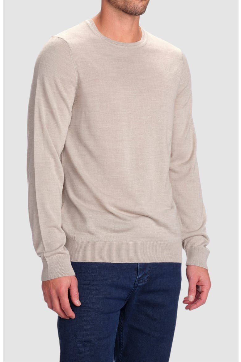 The Featherweight Merino Crewneck Sweater, Alternate, color, OAT